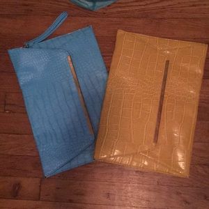 Envelope clutch purses